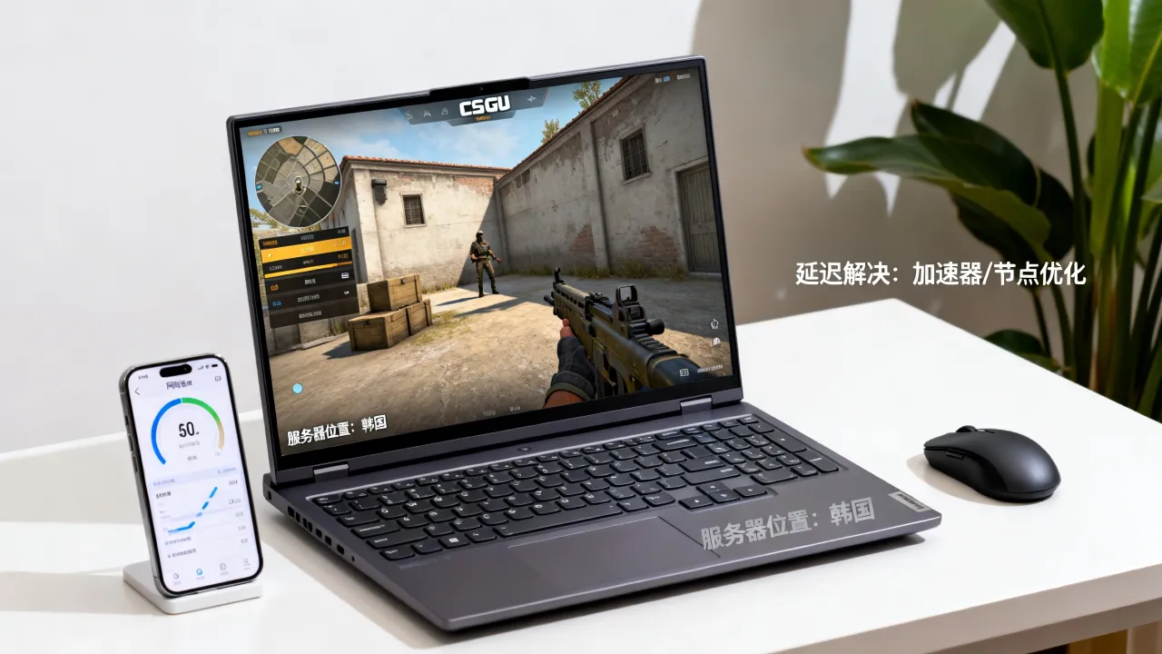 csgo为什么是韩国服务器，延迟高怎么解决？