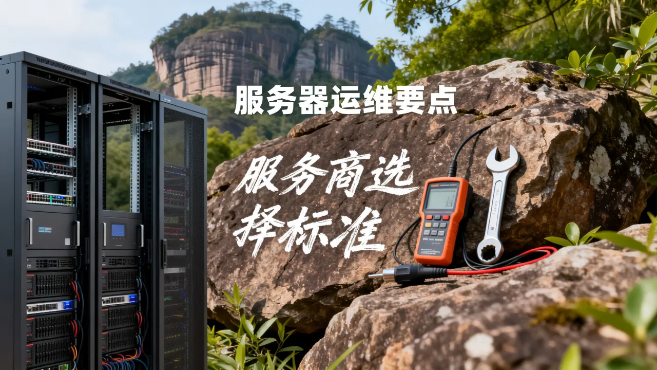 武夷山服务器运维需要注意什么？怎么选择服务商？