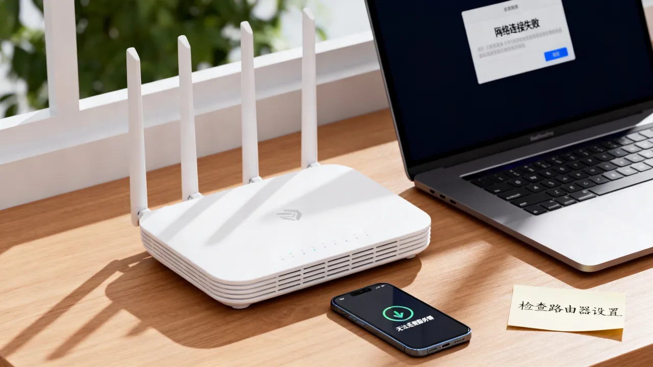 wifi为什么显示连接不到服务器，连不上网是什么原因？