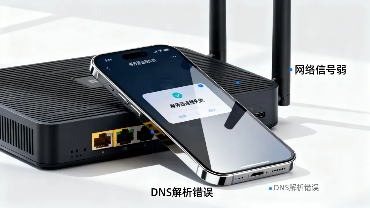 手机为什么不在服务器，手机无法连接服务器是什么原因
