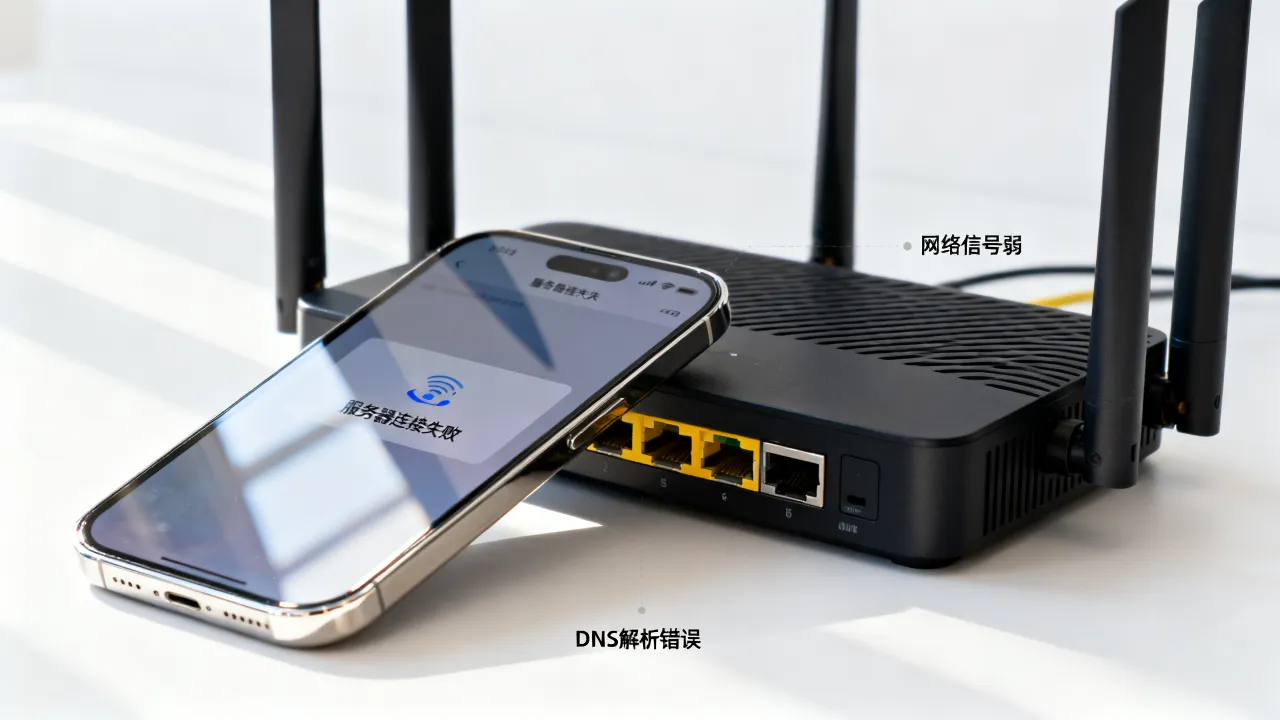 手机为什么不在服务器，手机无法连接服务器是什么原因