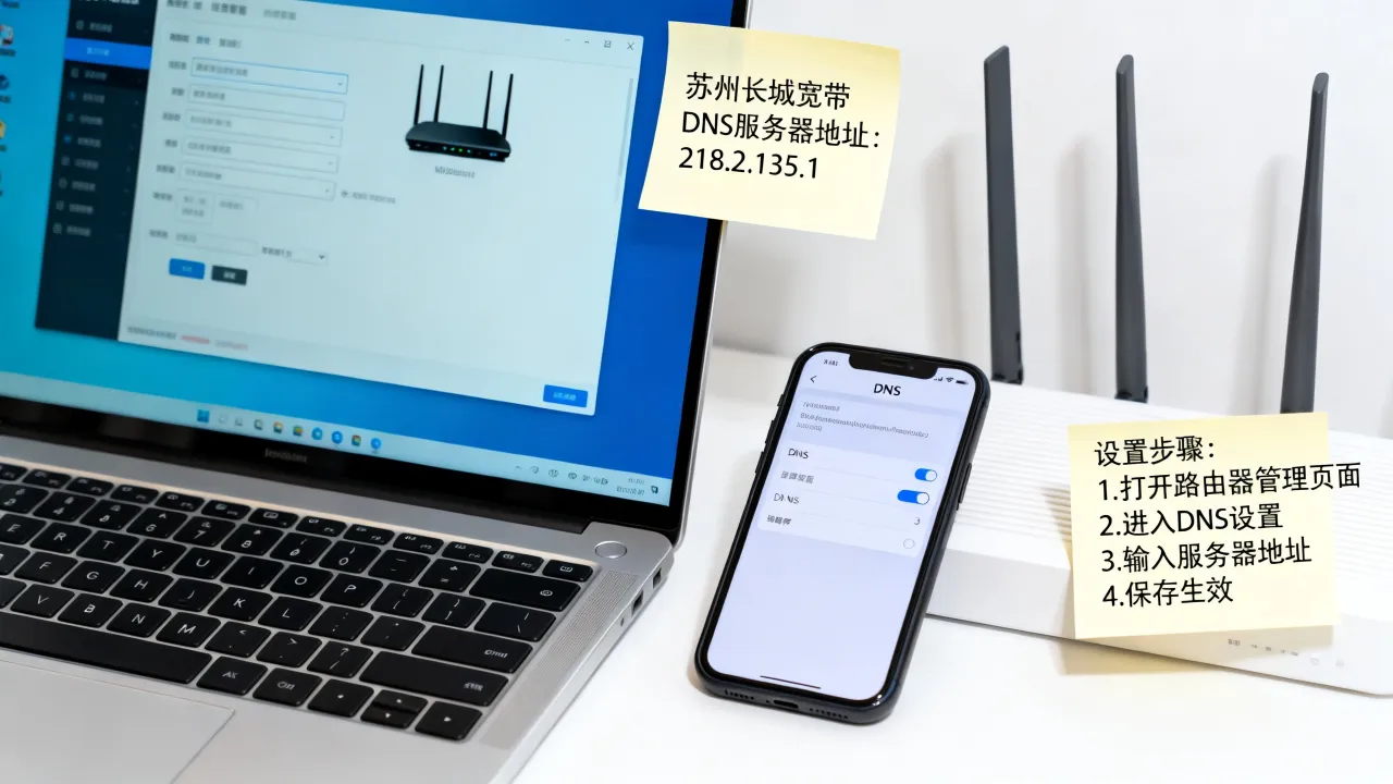 苏州长城宽带DNS服务器地址是多少，长城宽带DNS怎么设置？