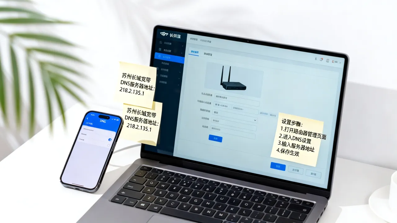 苏州长城宽带DNS服务器地址是多少，长城宽带DNS怎么设置？