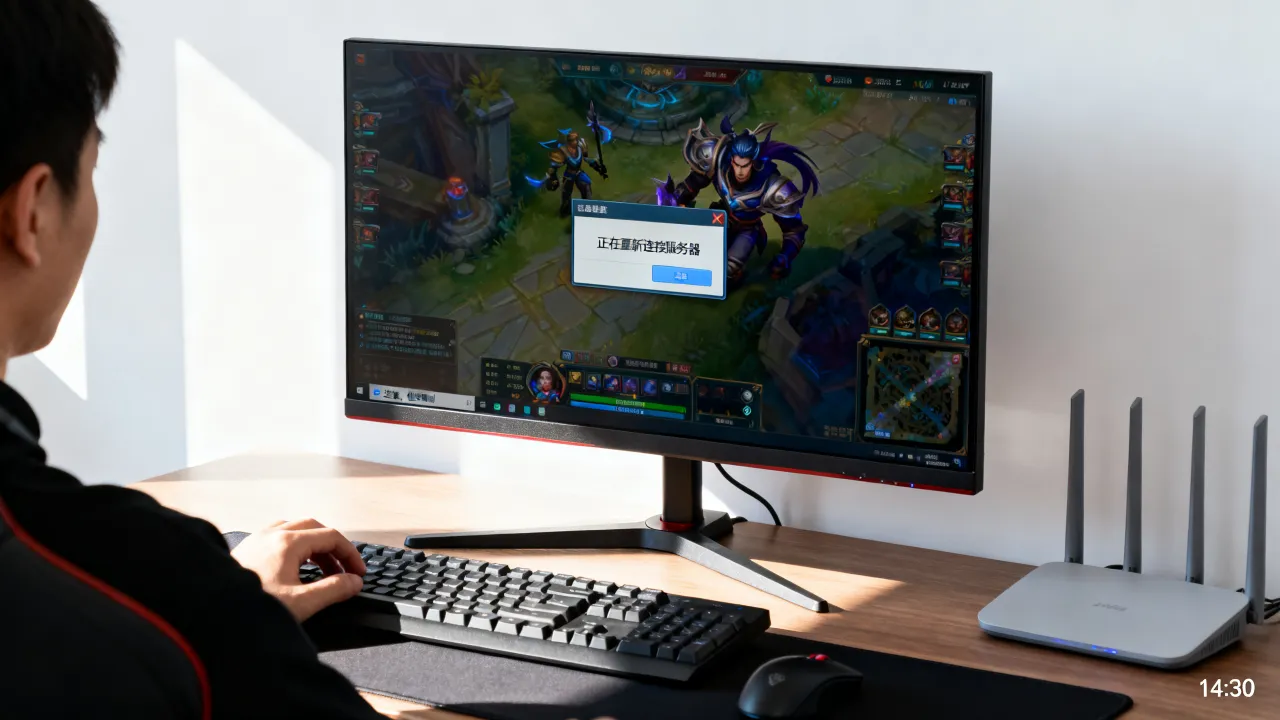 为什么我玩lol老是重新连接服务器，英雄联盟频繁掉线重连怎么解决