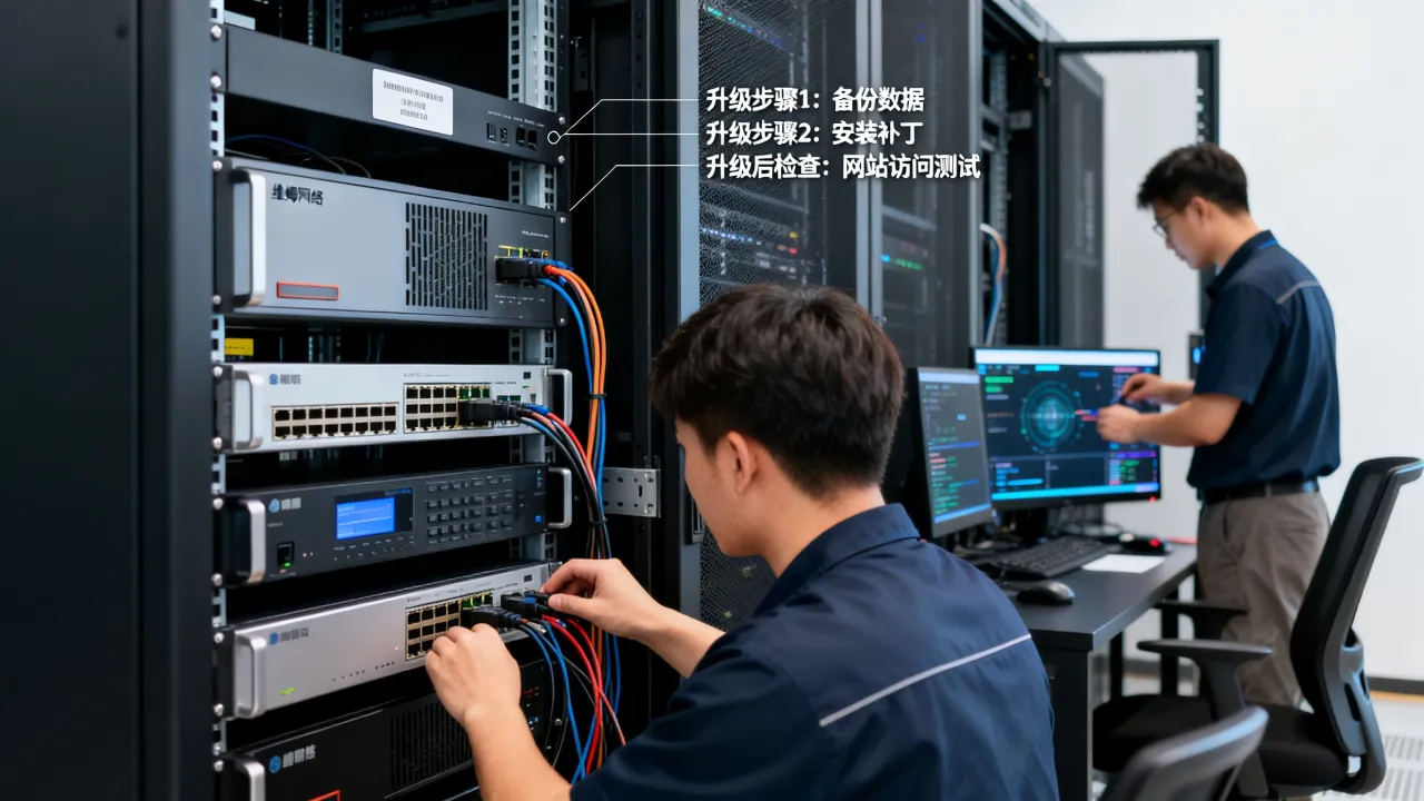 维姆网络服务器升级怎么做，升级后网站打不开怎么办？