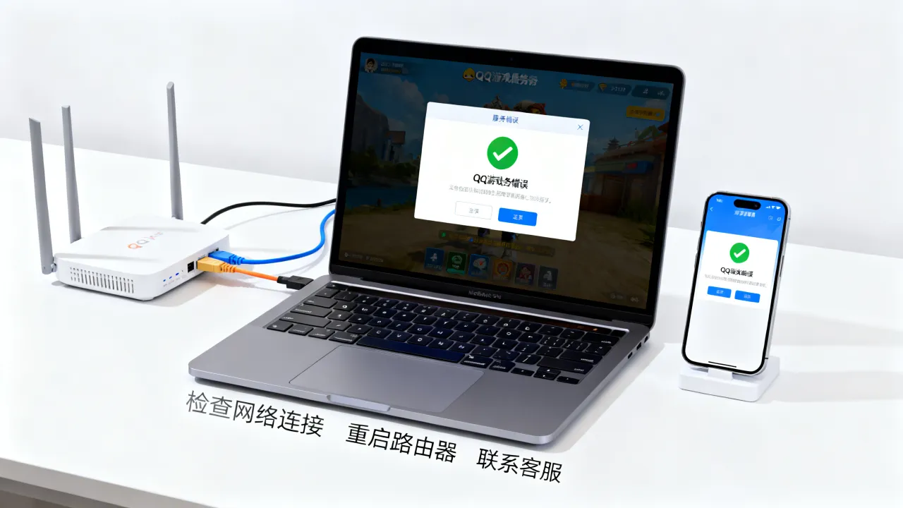 为什么qq游戏总是显示服务器错误，qq游戏服务器错误怎么解决？
