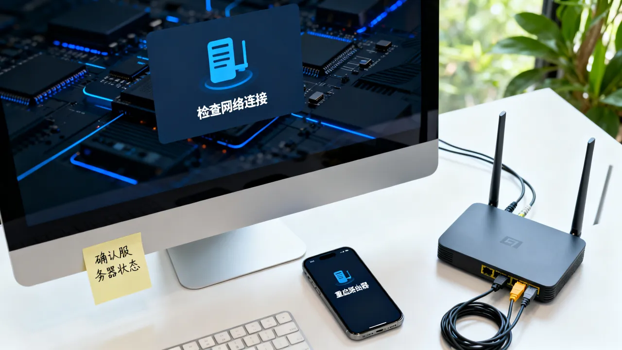 为什么登不上服务器失败，网络连接异常怎么解决