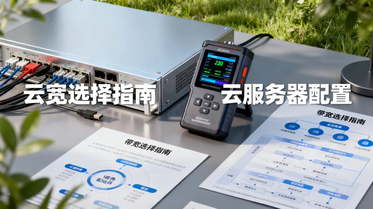 云服务器开通多大宽带，怎么选择带宽大小合适？