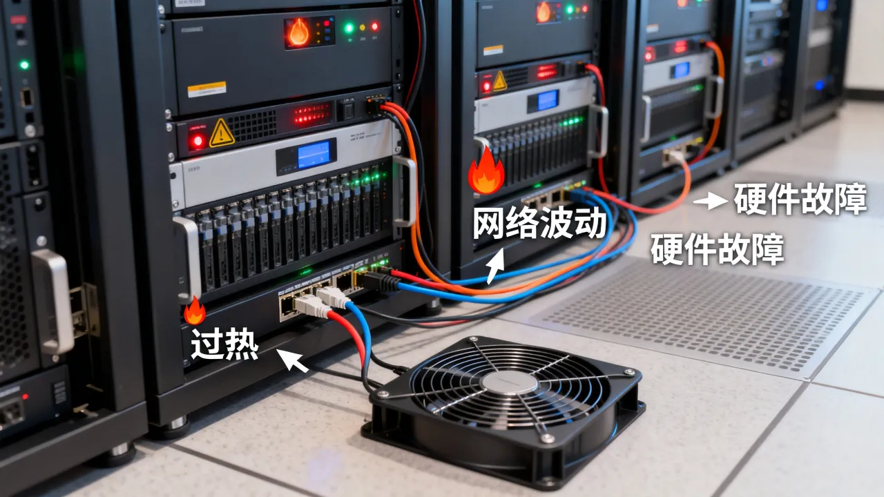 为什么服务器经常炸,服务器频繁宕机是什么原因?