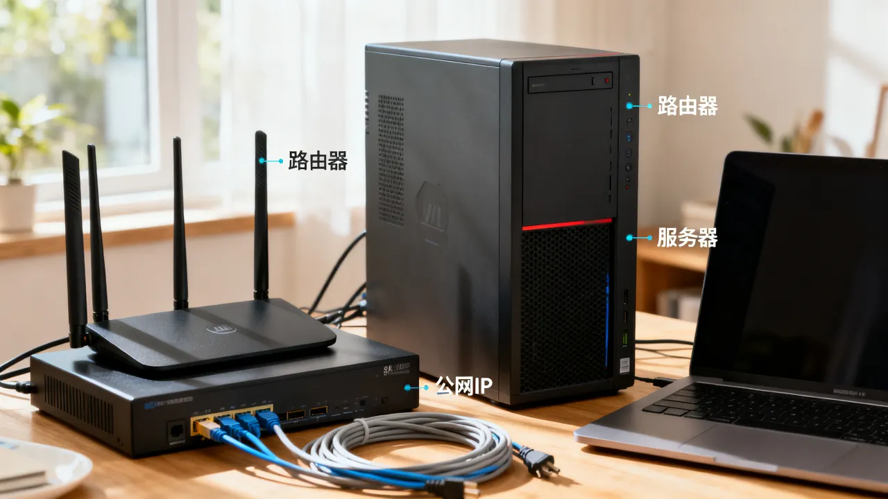 家庭宽带可以搭建云服务器吗，没有公网IP怎么搭建云服务器？