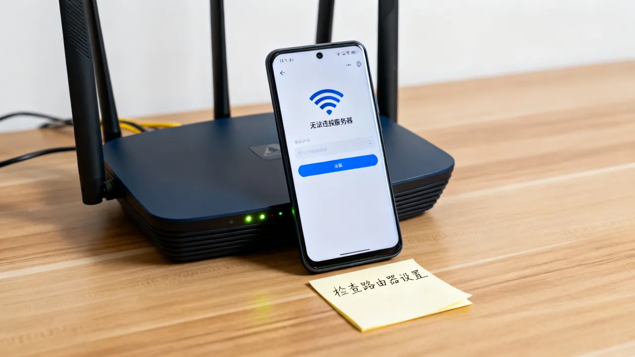 为什么上wifi显示无法连接服务器,无法连接服务器怎么回事