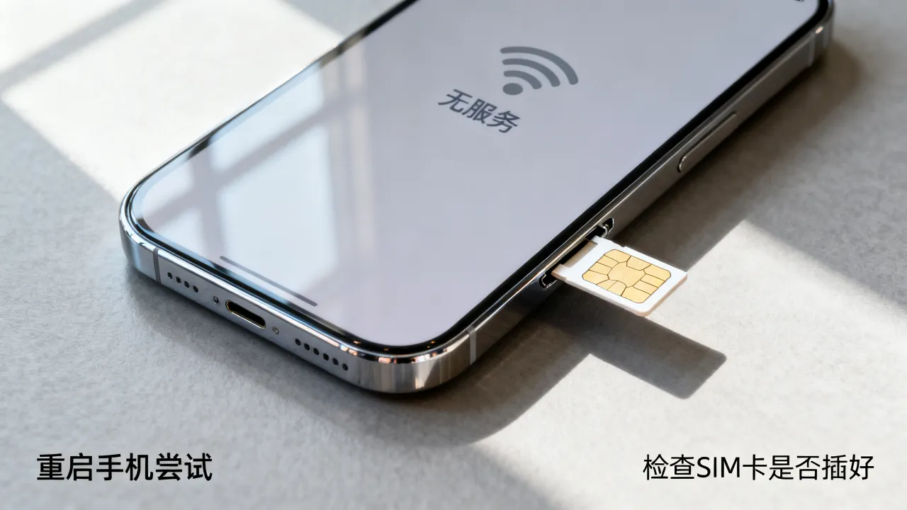 为什么插了卡无服务器，手机插卡后搜不到网络怎么办
