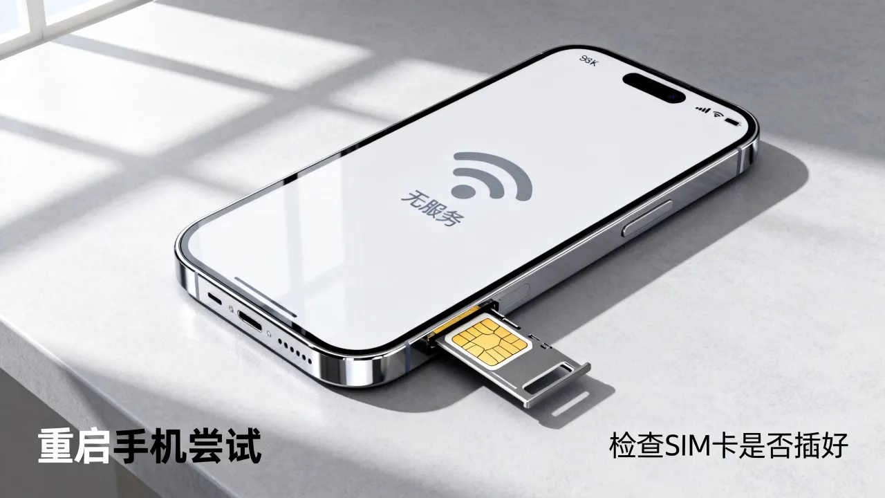 为什么插了卡无服务器，手机插卡后搜不到网络怎么办
