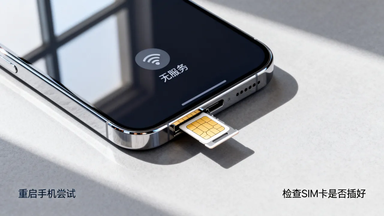 为什么插了卡无服务器，手机插卡后搜不到网络怎么办