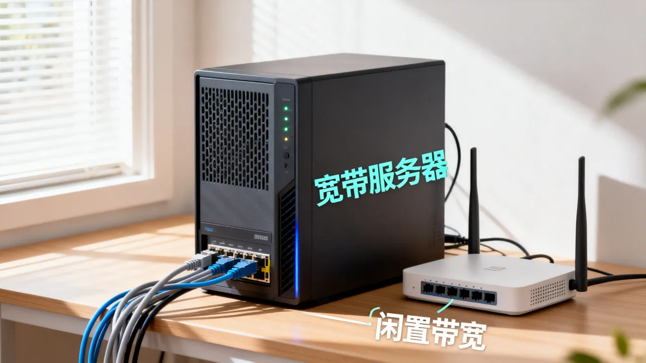 宽带服务器挣钱靠谱吗，闲置带宽赚钱是真的假的？