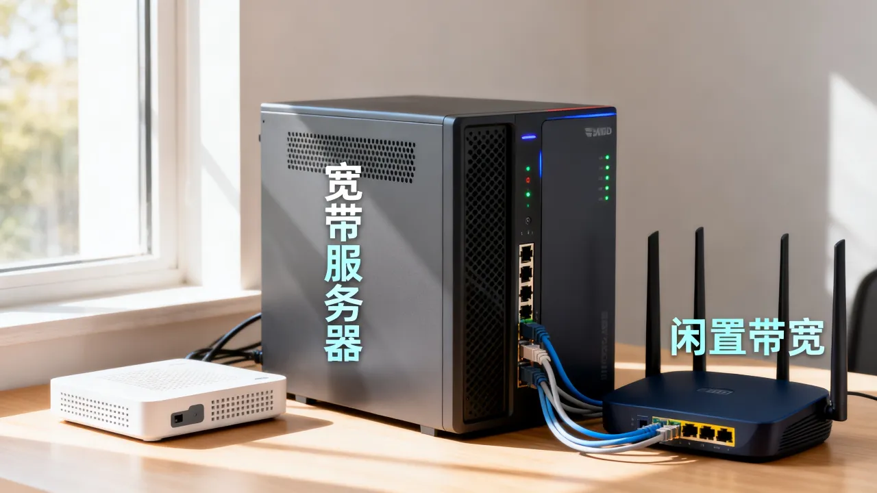 宽带服务器挣钱靠谱吗，闲置带宽赚钱是真的假的？