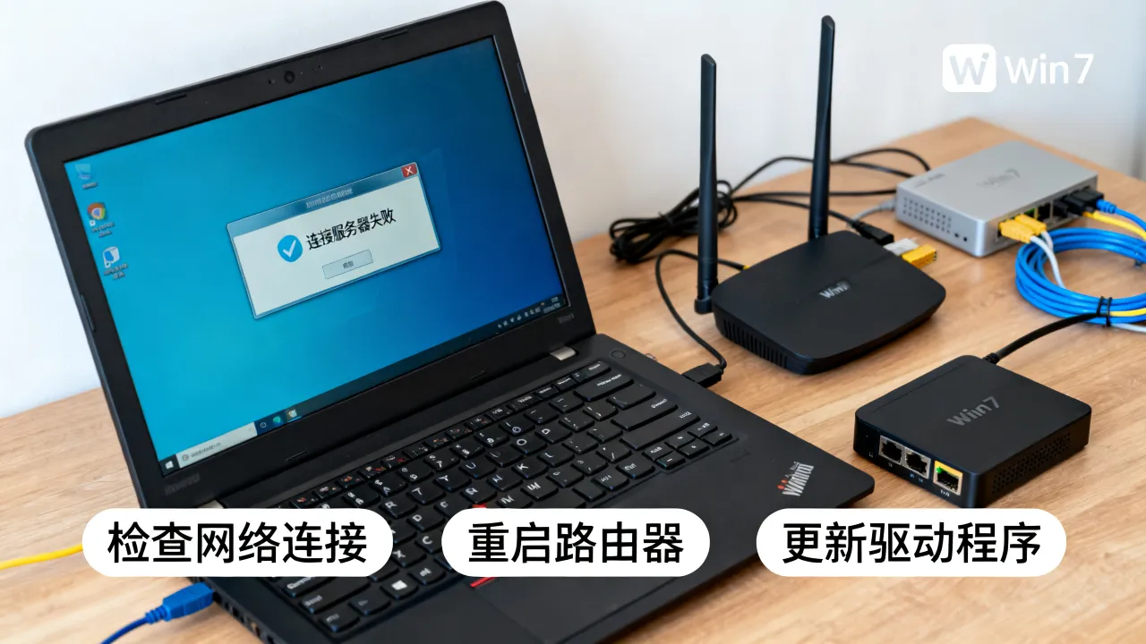 win7系统为什么连接不上服务器失败，怎么解决