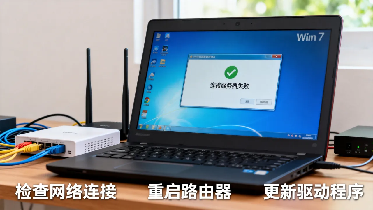 win7系统为什么连接不上服务器失败，怎么解决