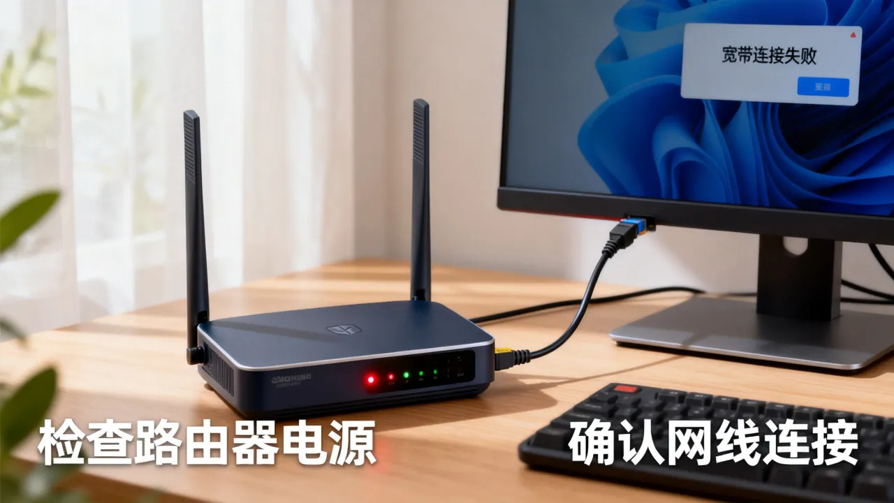 宽带不能连接服务器是怎么回事，连接失败怎么解决？