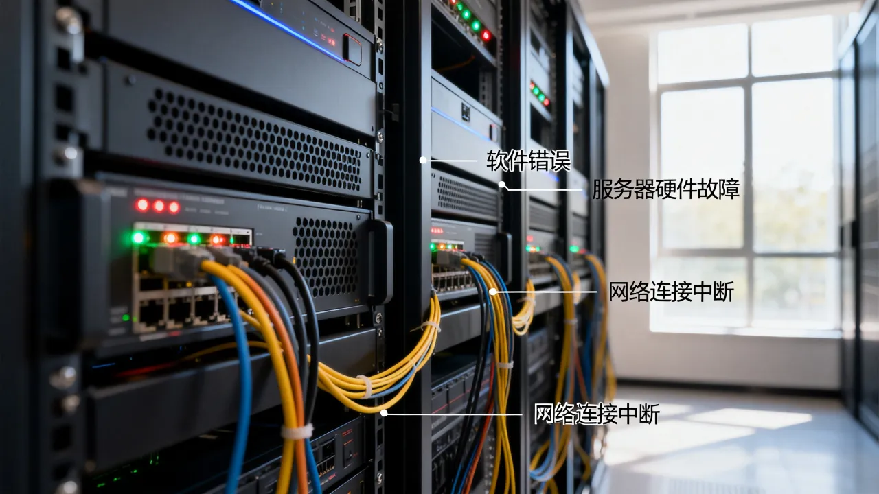 为什么服务器突然失败，服务器宕机是什么原因？