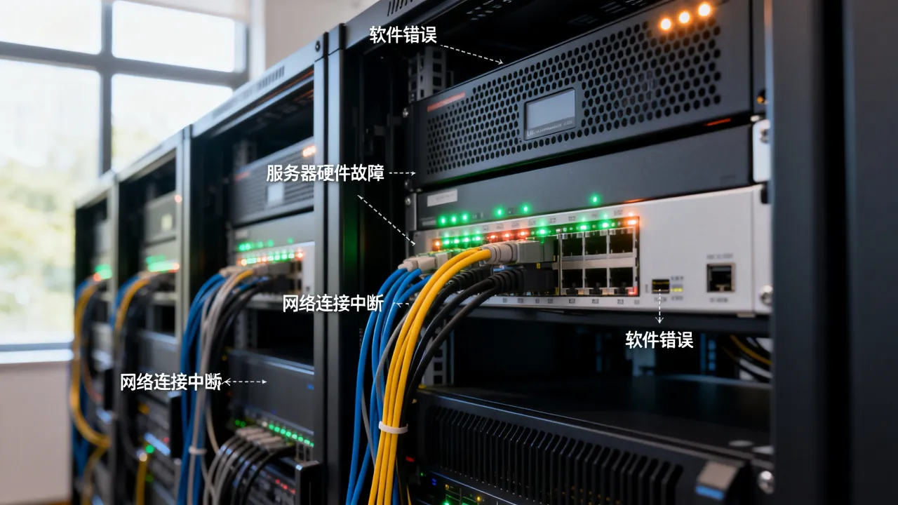 为什么服务器突然失败，服务器宕机是什么原因？