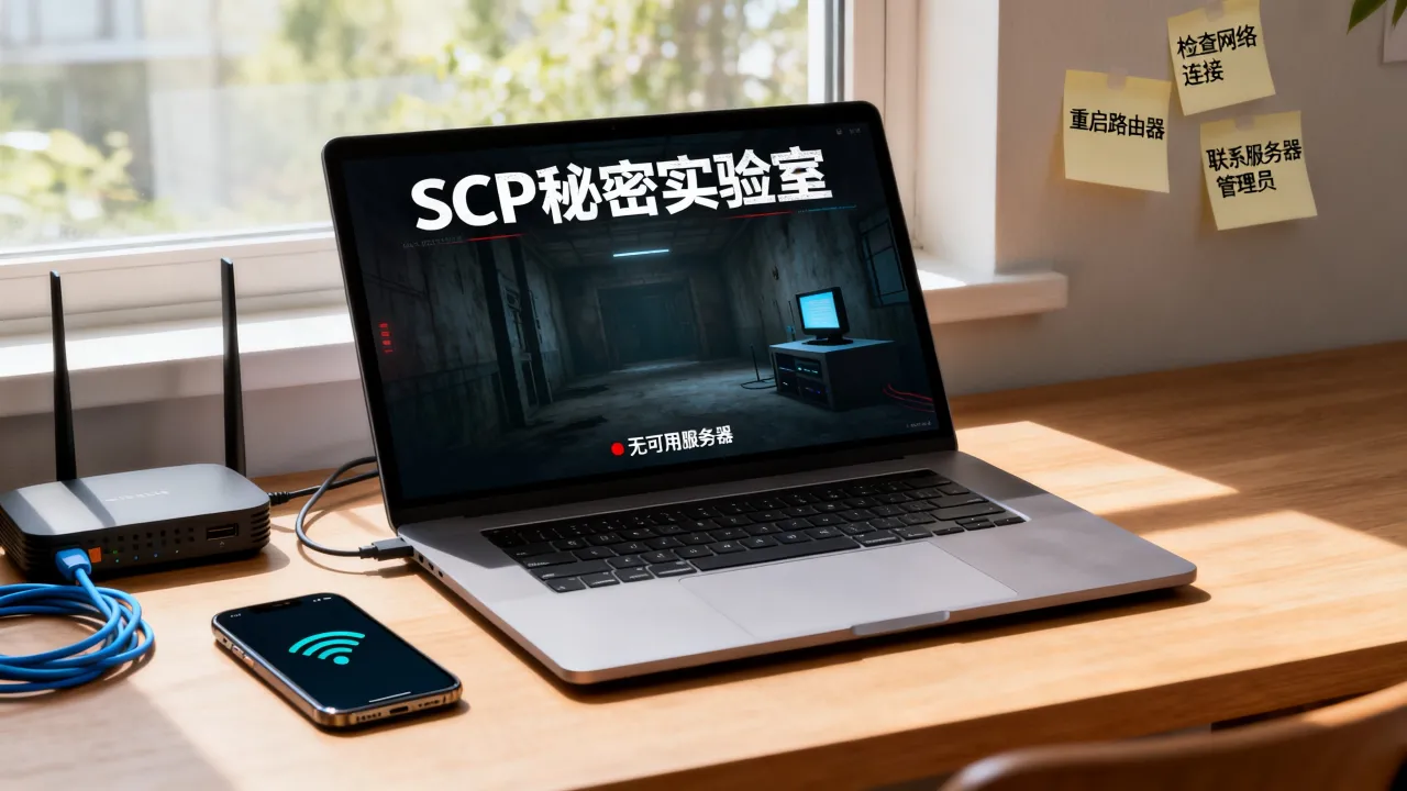 SCP秘密实验室为何显示无可用服务器？服务器连接失败的解决方法