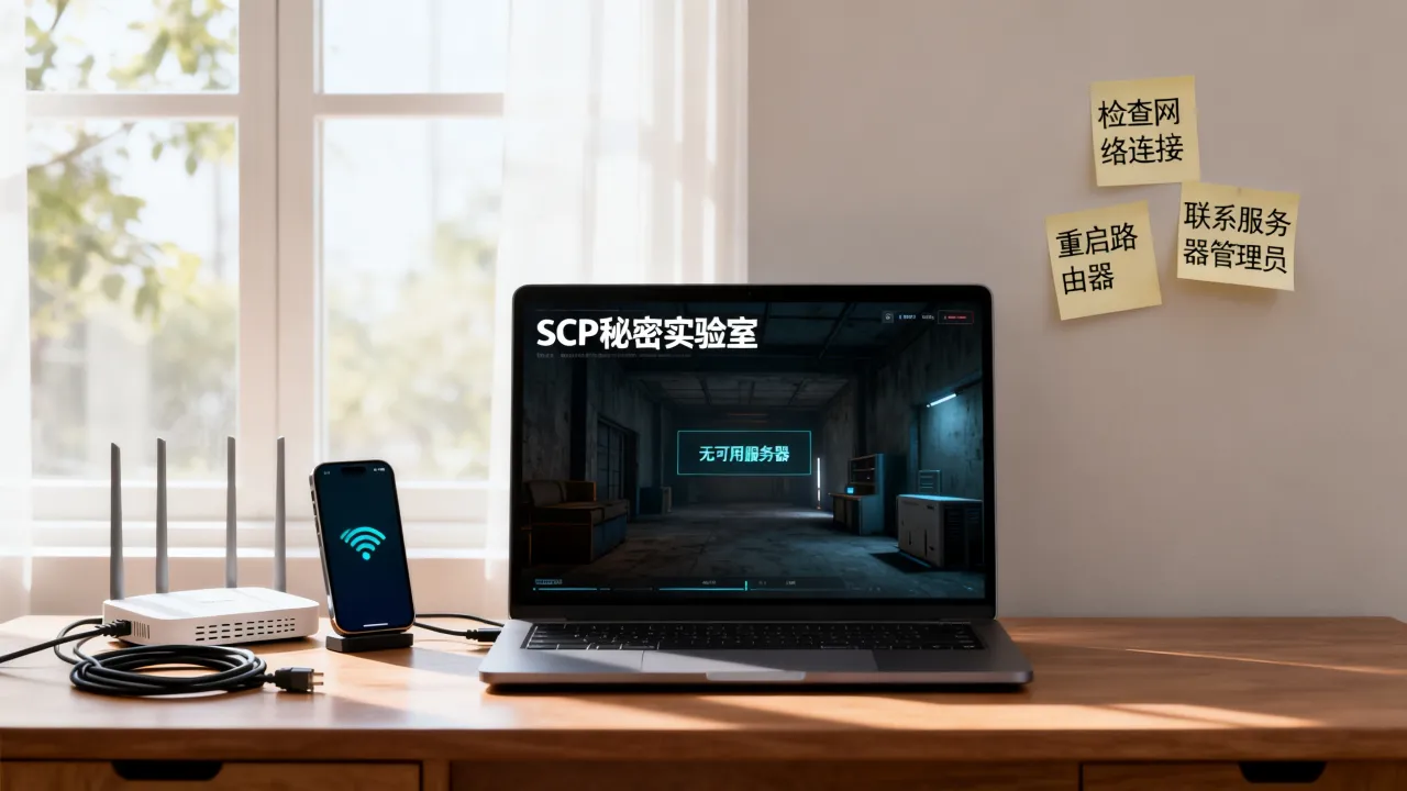 SCP秘密实验室为何显示无可用服务器？服务器连接失败的解决方法