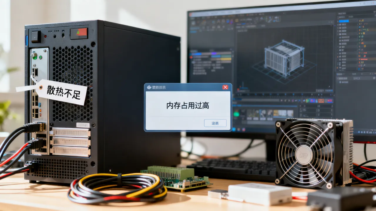 为什么服务器建模很卡？服务器建模卡顿怎么办