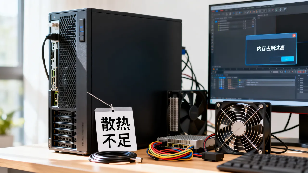 为什么服务器建模很卡？服务器建模卡顿怎么办