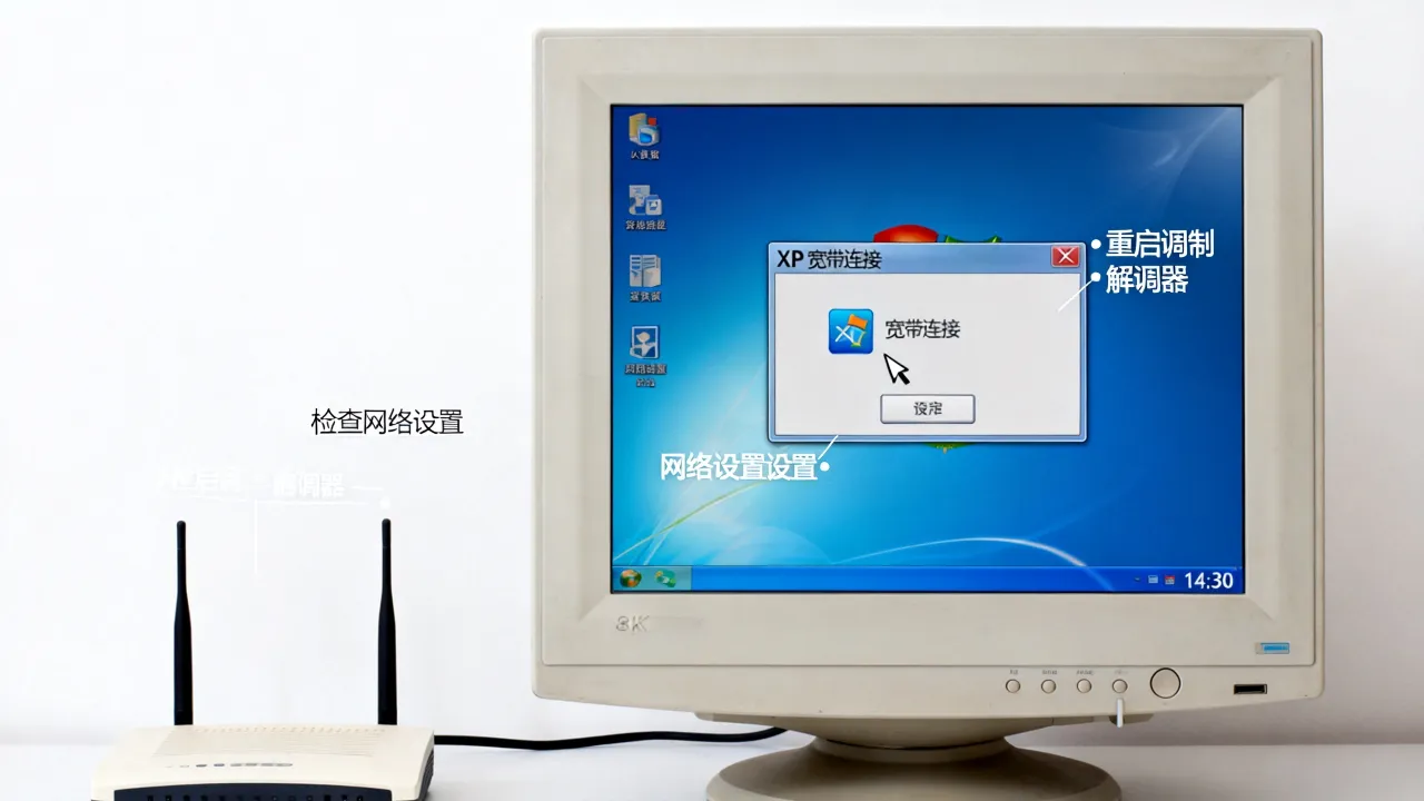 为什么xp系统一直跳出宽带连接服务器？xp系统频繁弹出宽带连接怎么办