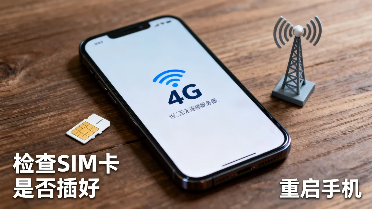 有4G为什么无法连接服务器，4G网络正常连不上服务器怎么解决