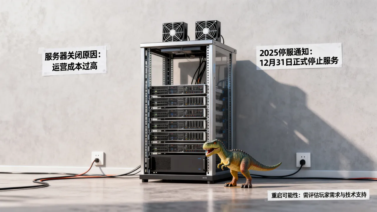 恐龙岛服务器为什么关，2025年停服后还能再开吗
