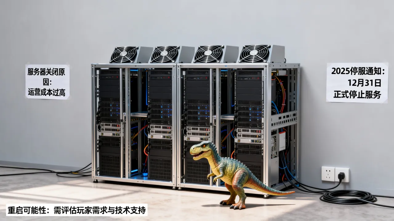 恐龙岛服务器为什么关，2025年停服后还能再开吗