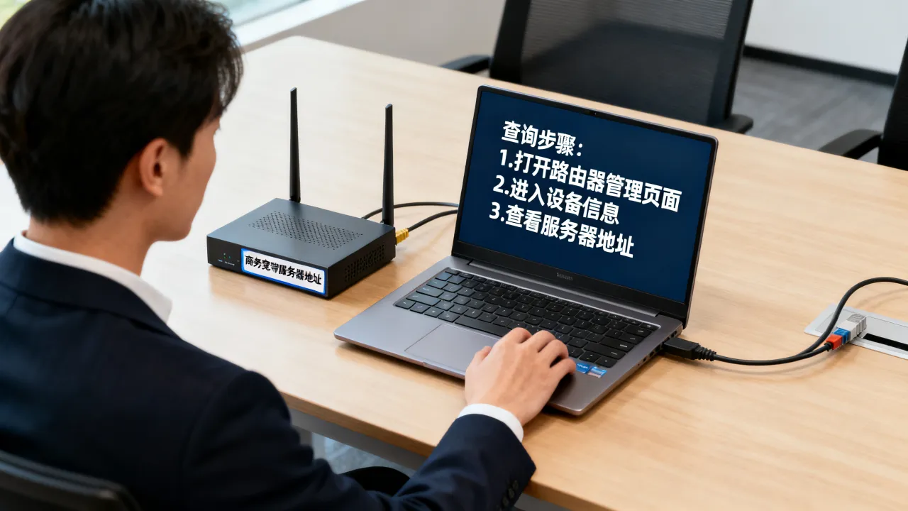 商务宽带的服务器地址是什么，查询方法有哪些？