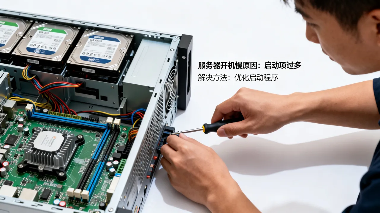 服务器为什么开机慢，服务器开机慢怎么解决？