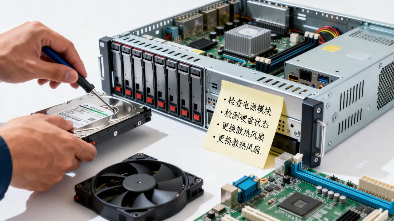 PC服务器硬件运维怎么做，服务器硬件故障维护常见问题有哪些