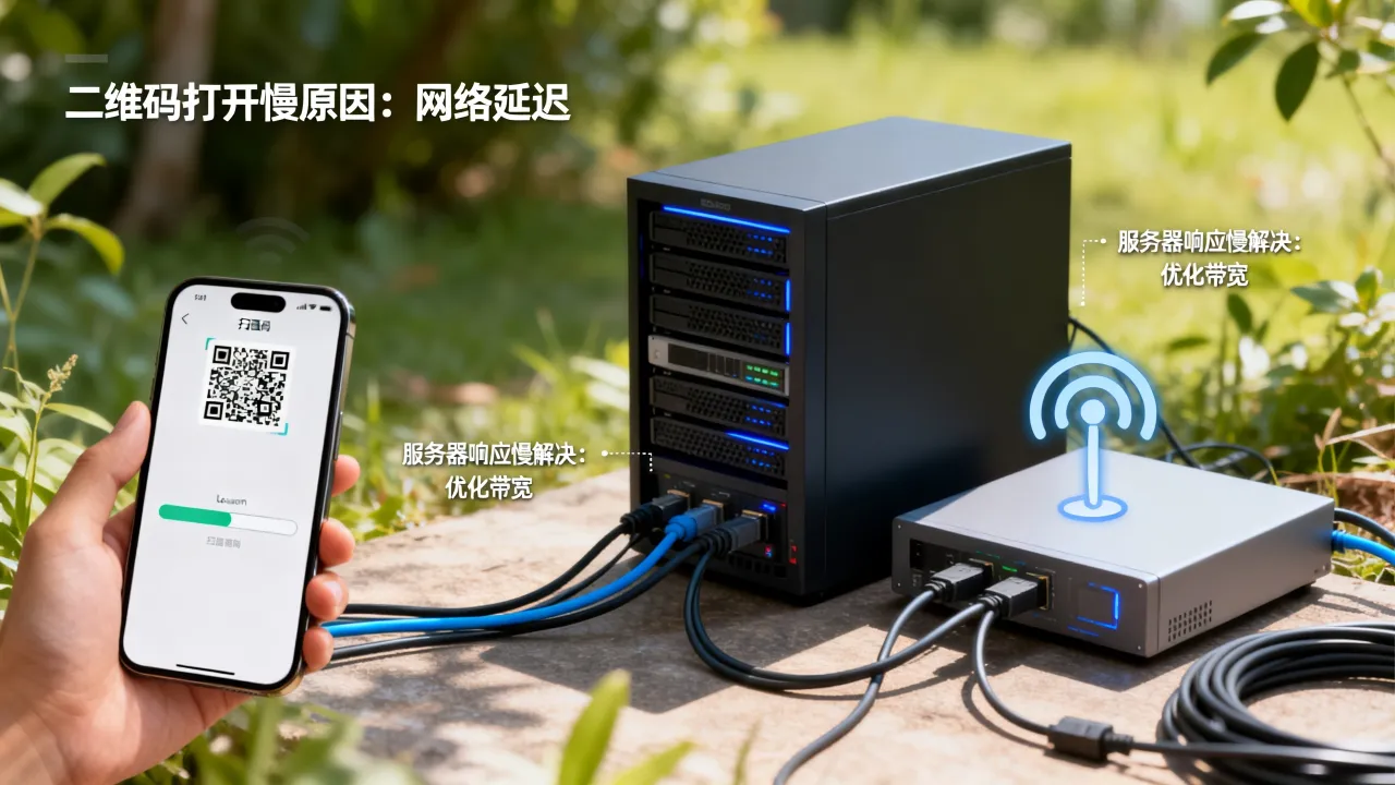 二维码打开慢是什么原因?服务器响应慢怎么办? 二维码打开慢是什么原因?服务器响应慢怎么办?