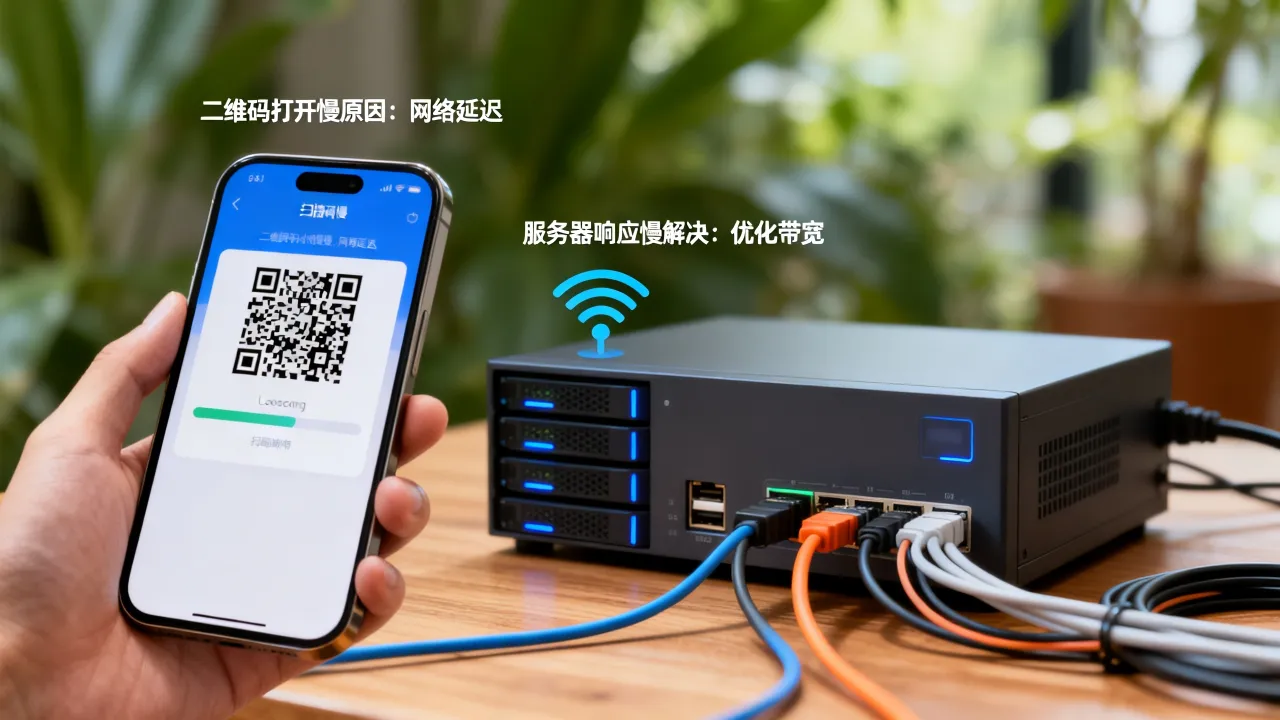 二维码打开慢是什么原因?服务器响应慢怎么办? 二维码打开慢是什么原因?服务器响应慢怎么办?