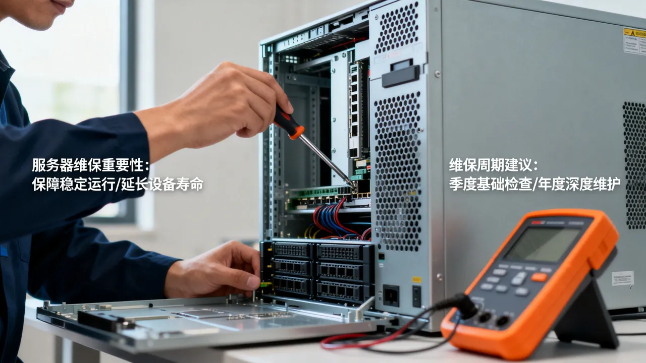 服务器维保重要性体现在哪？服务器维保多久做一次合适？