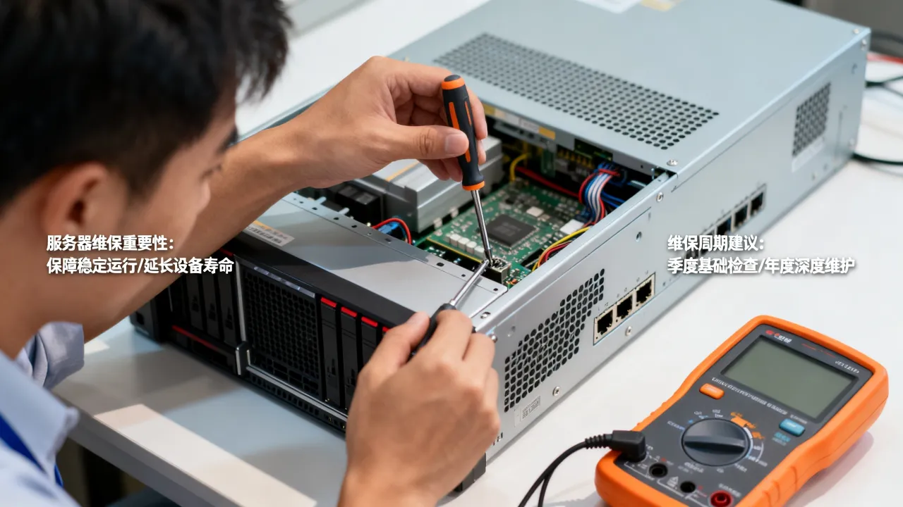 服务器维保重要性体现在哪？服务器维保多久做一次合适？