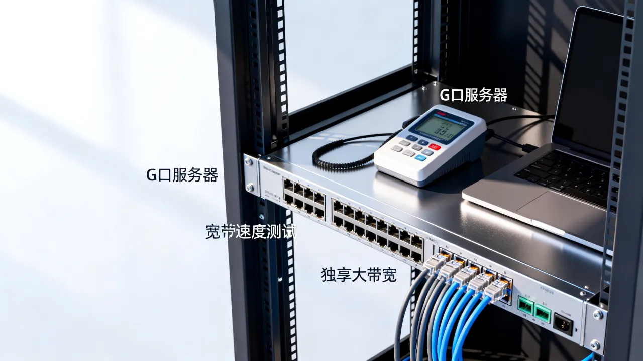 G口服务器怎么测宽带速度，独享大带宽划算吗？