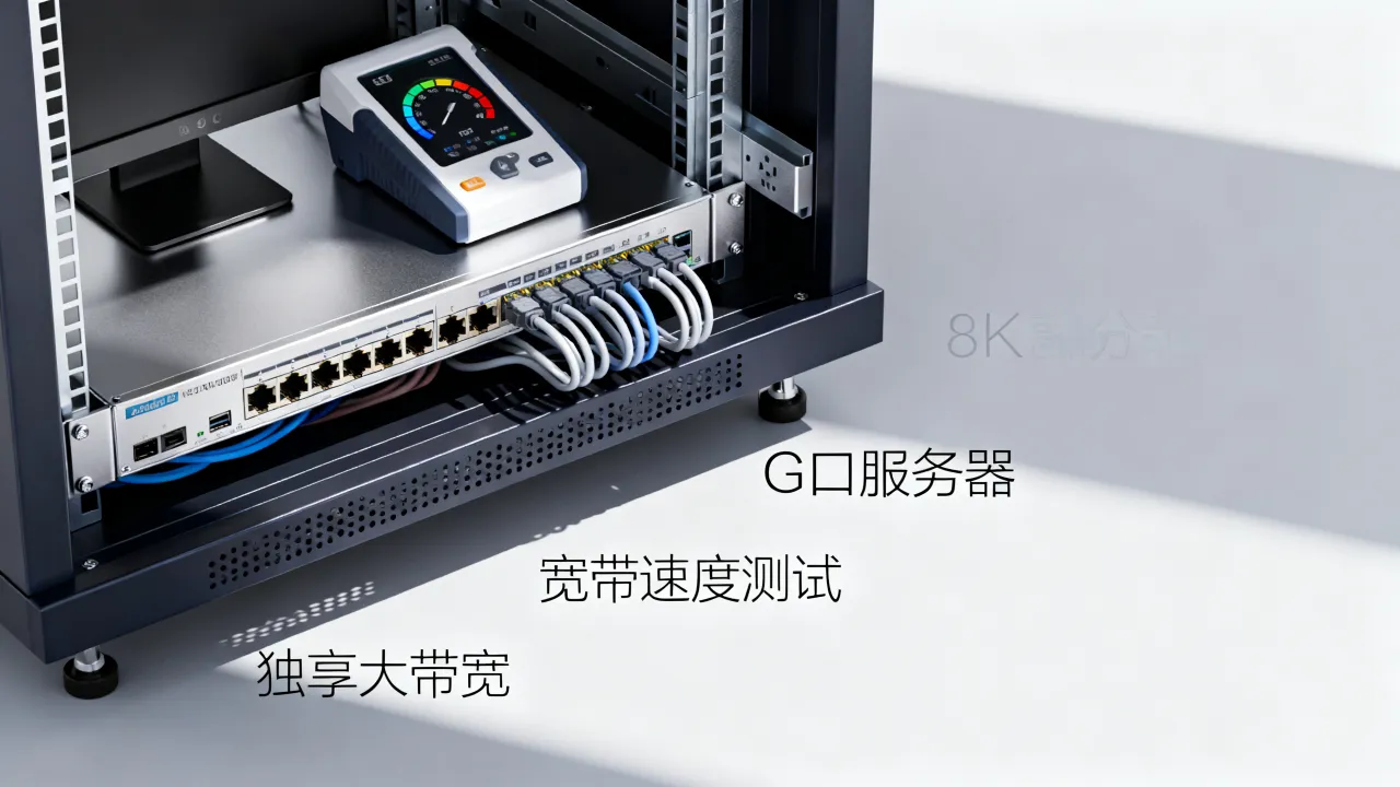 G口服务器怎么测宽带速度，独享大带宽划算吗？