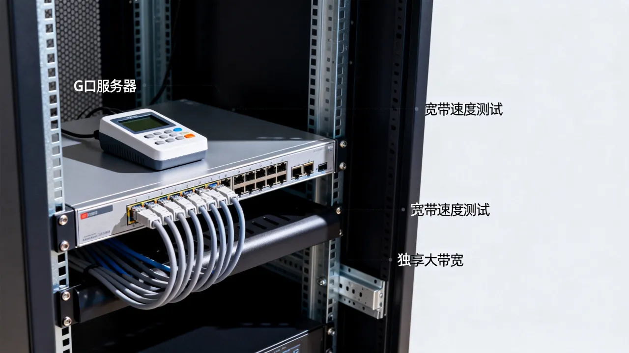 G口服务器怎么测宽带速度，独享大带宽划算吗？