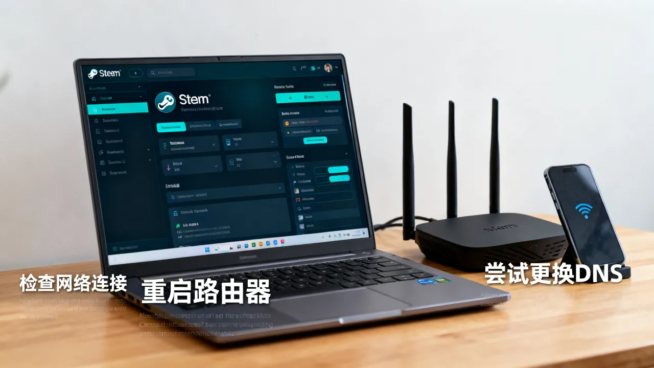 Steam为什么连接不上网络服务器，无法连接服务器怎么解决？