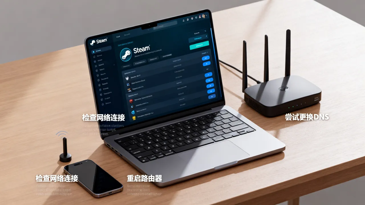 Steam为什么连接不上网络服务器，无法连接服务器怎么解决？