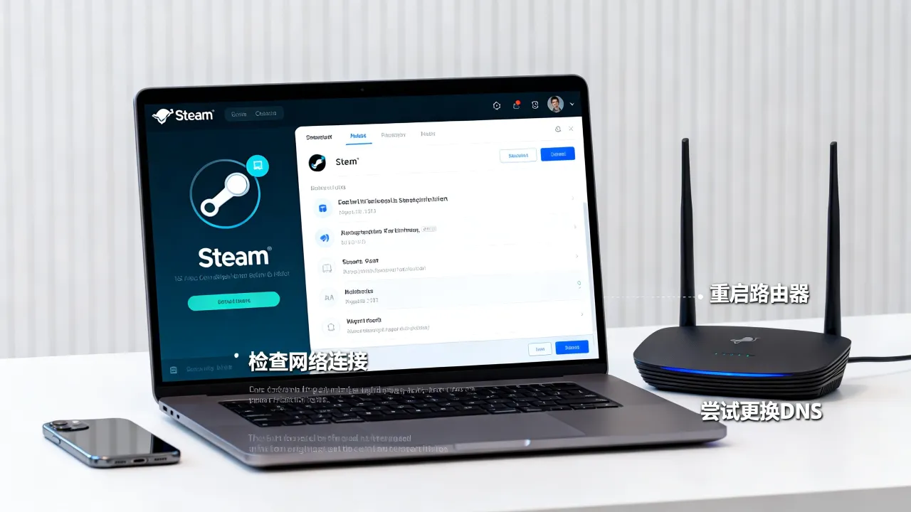 Steam为什么连接不上网络服务器，无法连接服务器怎么解决？