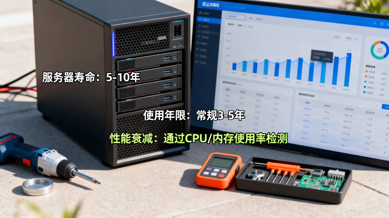 阿里云服务器维寿命是多少?云服务器使用年限多久,性能衰减怎么判断 阿里云服务器维寿命是多少?云服务器使用年限多久,性能衰减怎么判断