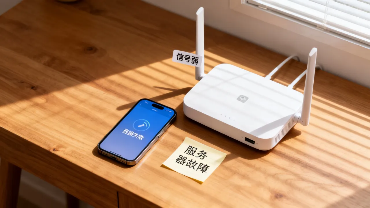 wifi为什么连接不上服务器，是什么原因造成的