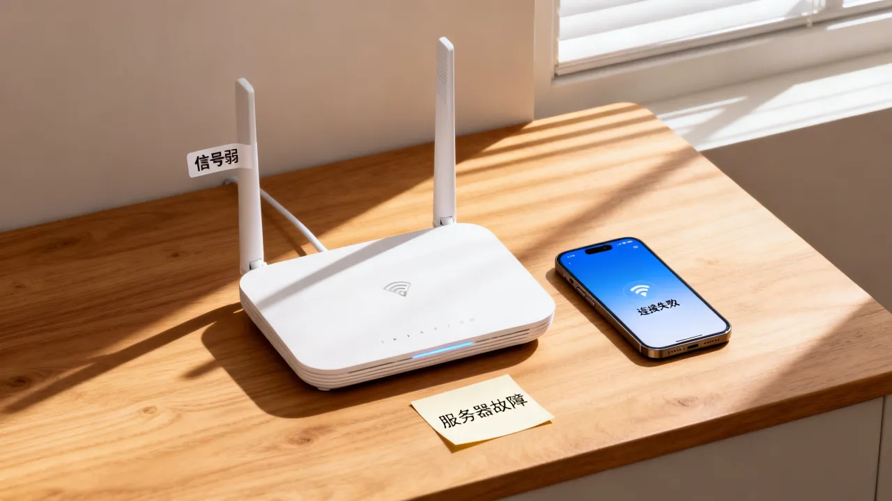 wifi为什么连接不上服务器，是什么原因造成的