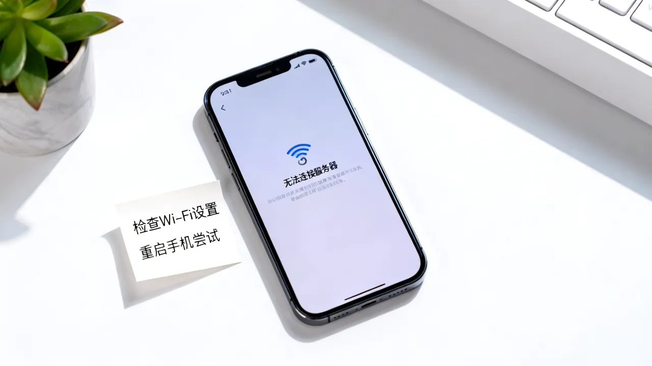 iPhone为什么没有网络连接到服务器，无法连接服务器怎么办？